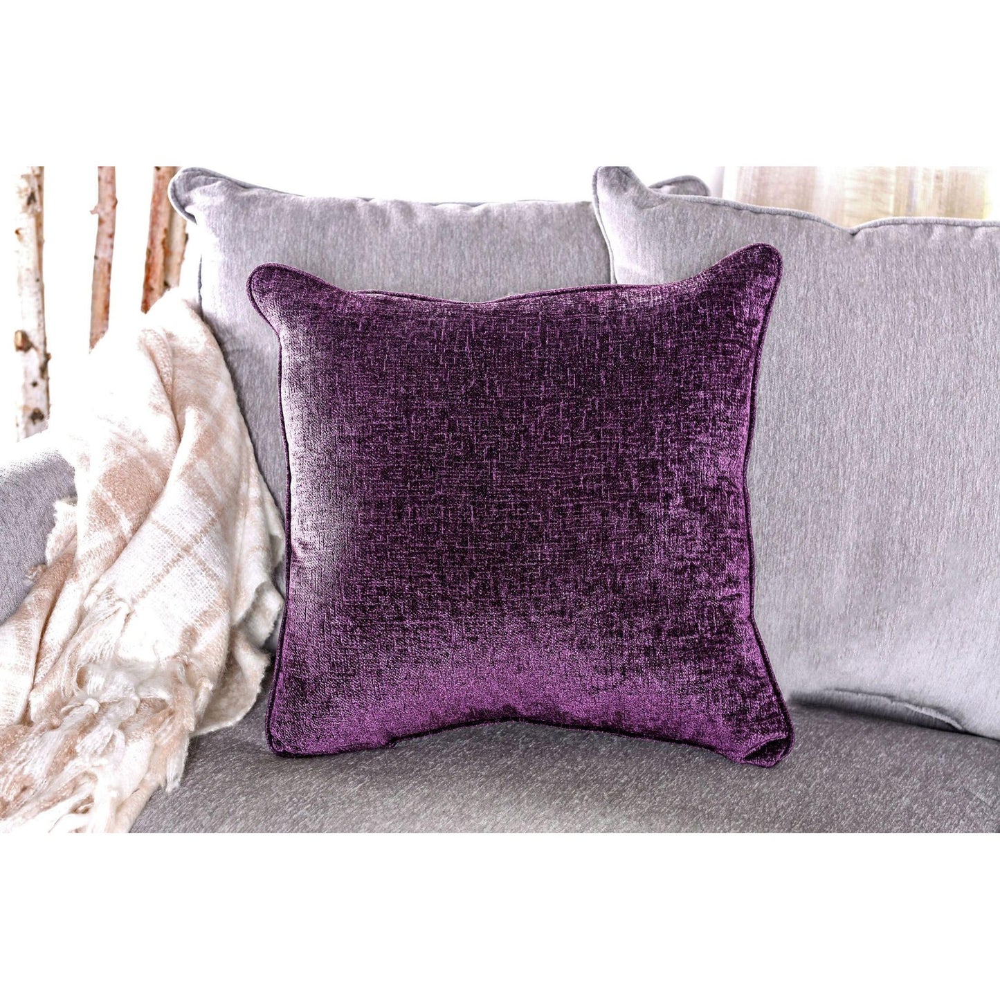  Furniture of America Oliviera Stationary Fabric Loveseat SM6204-LV IMAGE 7