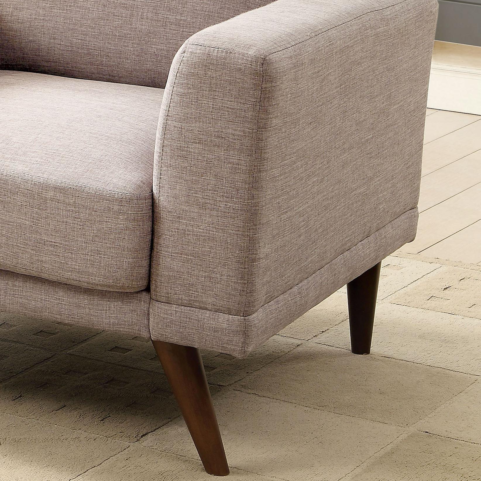  Furniture of America Janie Stationary Fabric Sofa CM6977GY-SF IMAGE 3