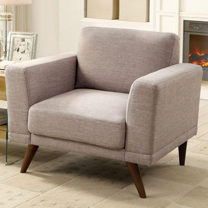  Furniture of America Janie Stationary Fabric Chair CM6977GY-CH IMAGE 1
