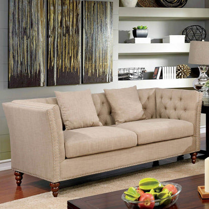  Furniture of America Imani Stationary Fabric Sofa CM6860-SF IMAGE 2