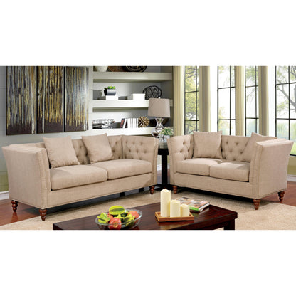  Furniture of America Imani Stationary Fabric Loveseat CM6860-LV IMAGE 7