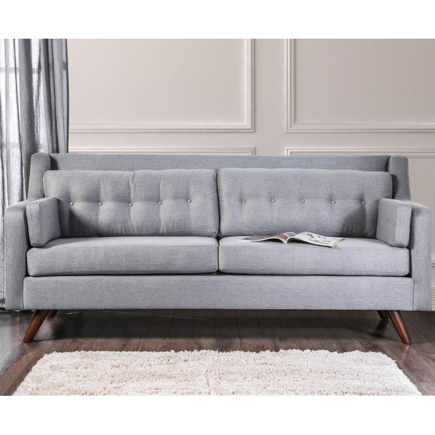  Furniture of America Hallie Stationary Fabric Sofa SM8821-SF IMAGE 1