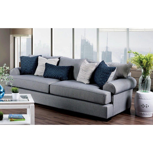  Furniture of America Gilda Stationary Fabric Sofa SM1271-SF IMAGE 1