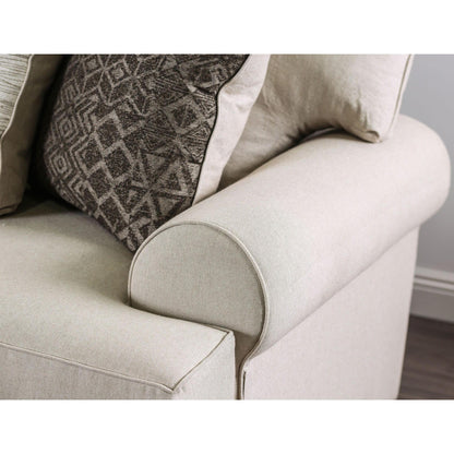  Furniture of America Gilda Stationary Fabric Sofa SM1272-SF IMAGE 3