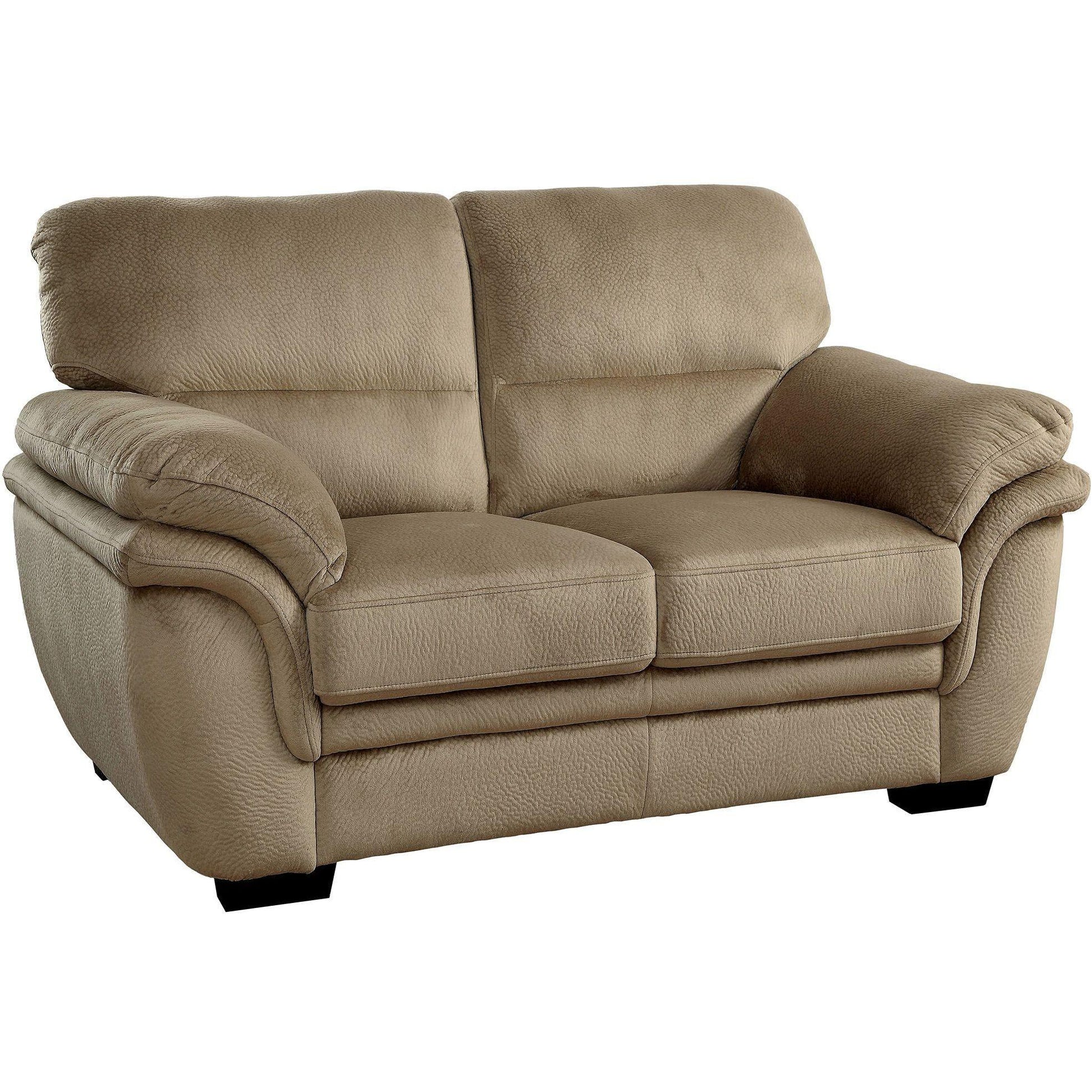  Furniture of America Jaya Stationary Fabric Loveseat CM6503LB-LV IMAGE 1