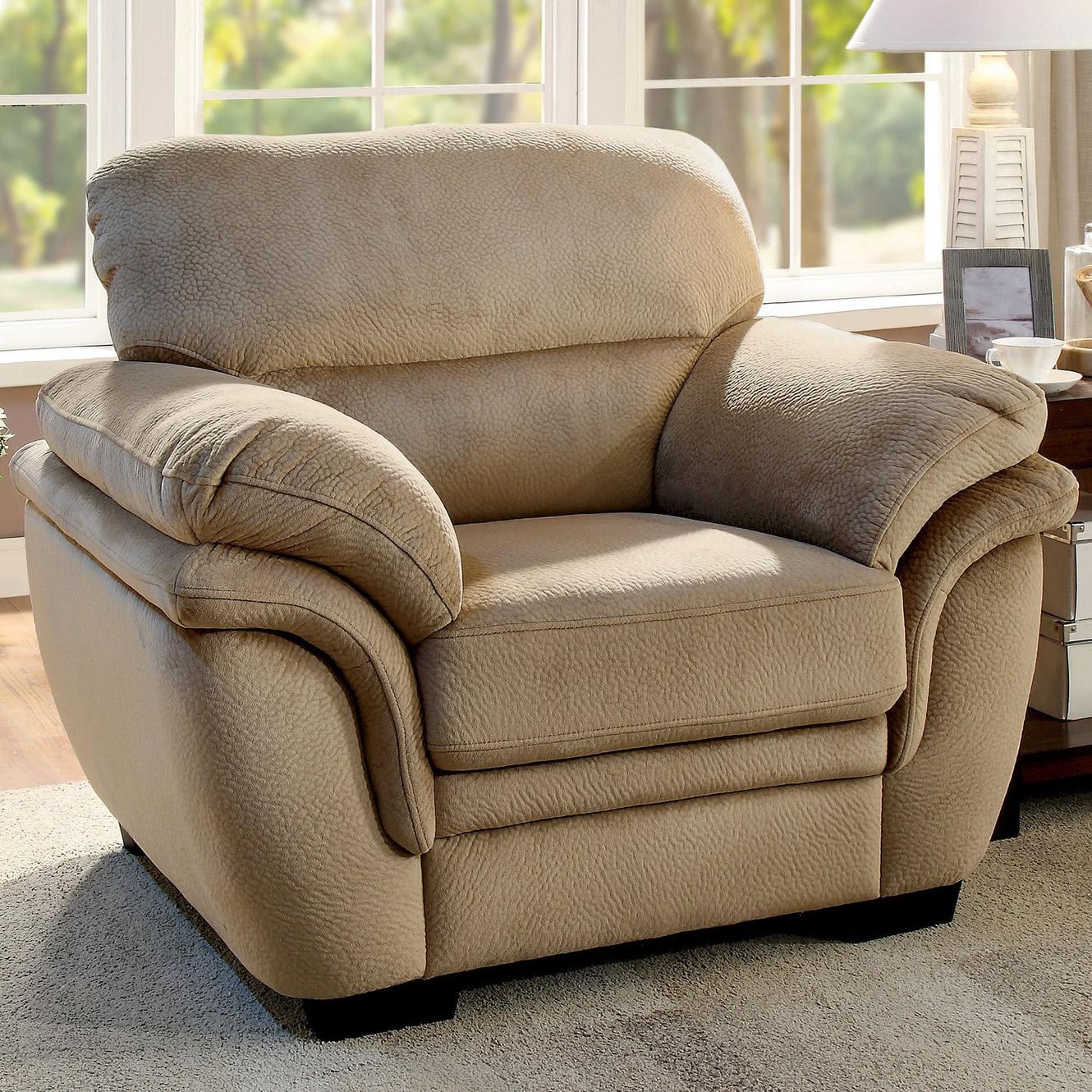  Furniture of America Jaya Stationary Fabric Chair CM6503LB-CH IMAGE 2