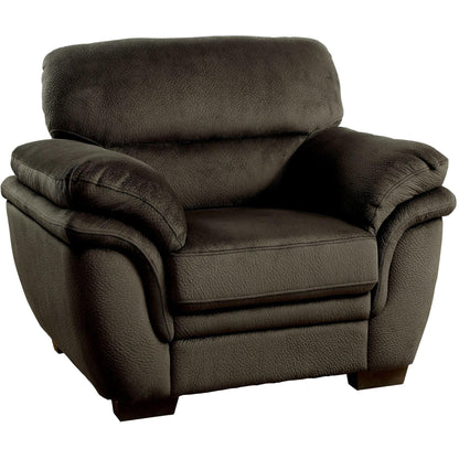  Furniture of America Jaya Stationary Fabric Chair CM6503DB-CH IMAGE 1