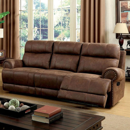  Furniture of America Kellie Reclining Fabric Sofa CM6281-SF IMAGE 2