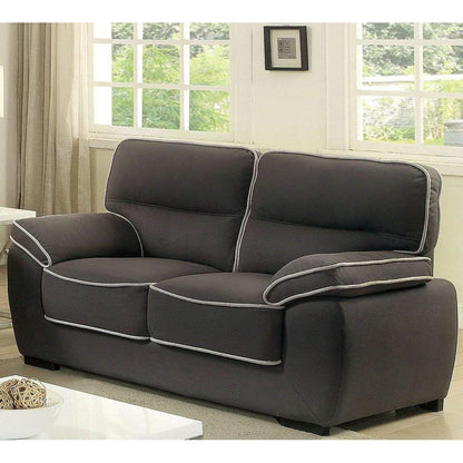  Furniture of America Elly Stationary Fabric Loveseat CM6504-LV IMAGE 2