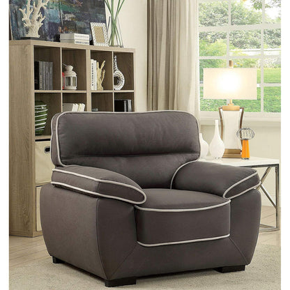  Furniture of America Elly Stationary Fabric Chair CM6504-CH IMAGE 2