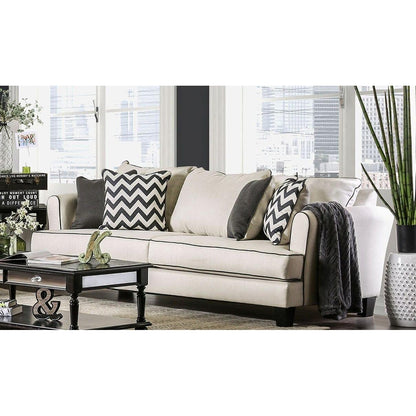  Furniture of America Percey Stationary Fabric Sofa SM1278-SF IMAGE 2