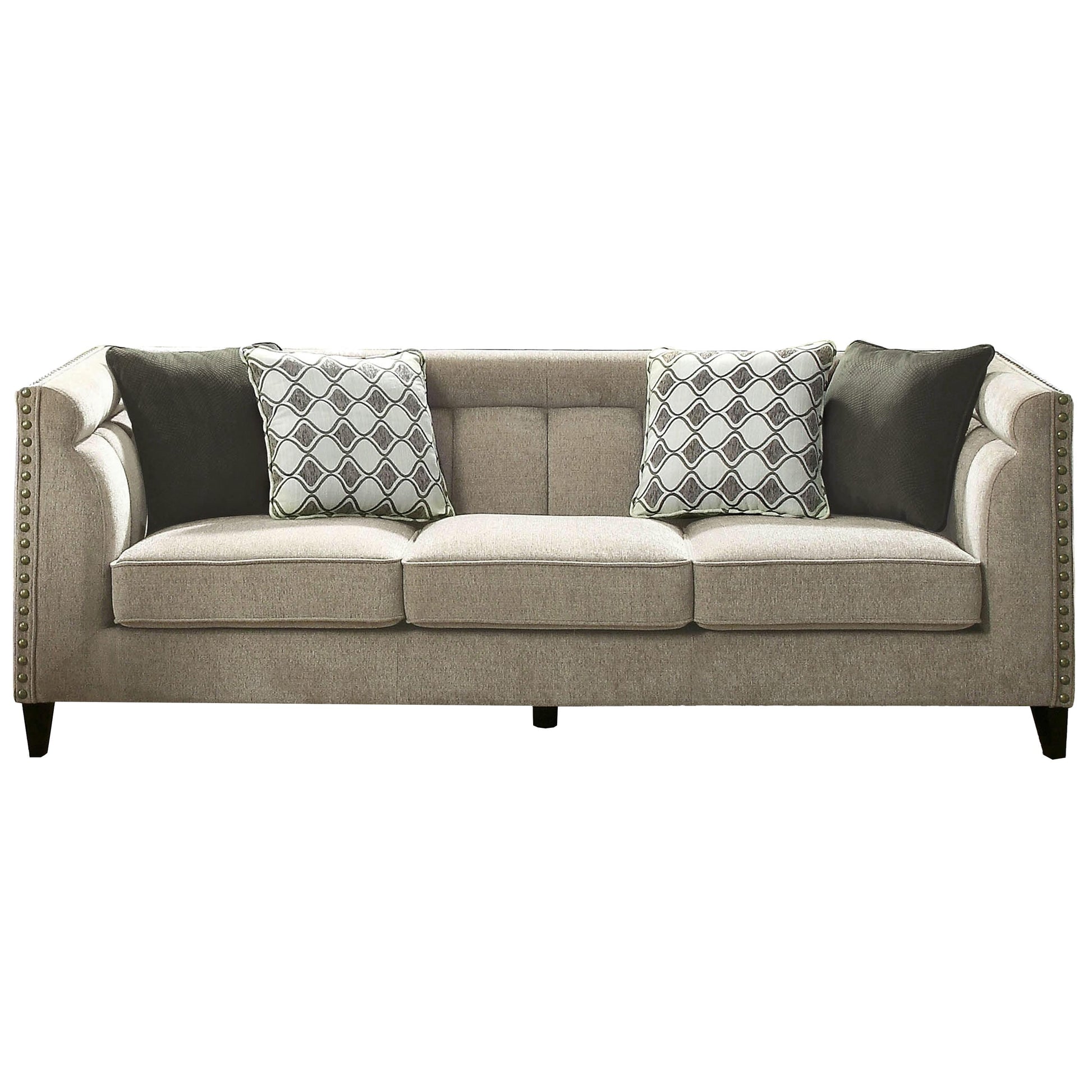  Furniture of America Kristi Stationary Fabric Sofa CM6835-SF IMAGE 1