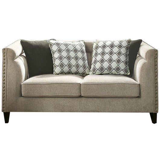  Furniture of America Kristi Stationary Fabric Loveseat CM6835-LV IMAGE 1