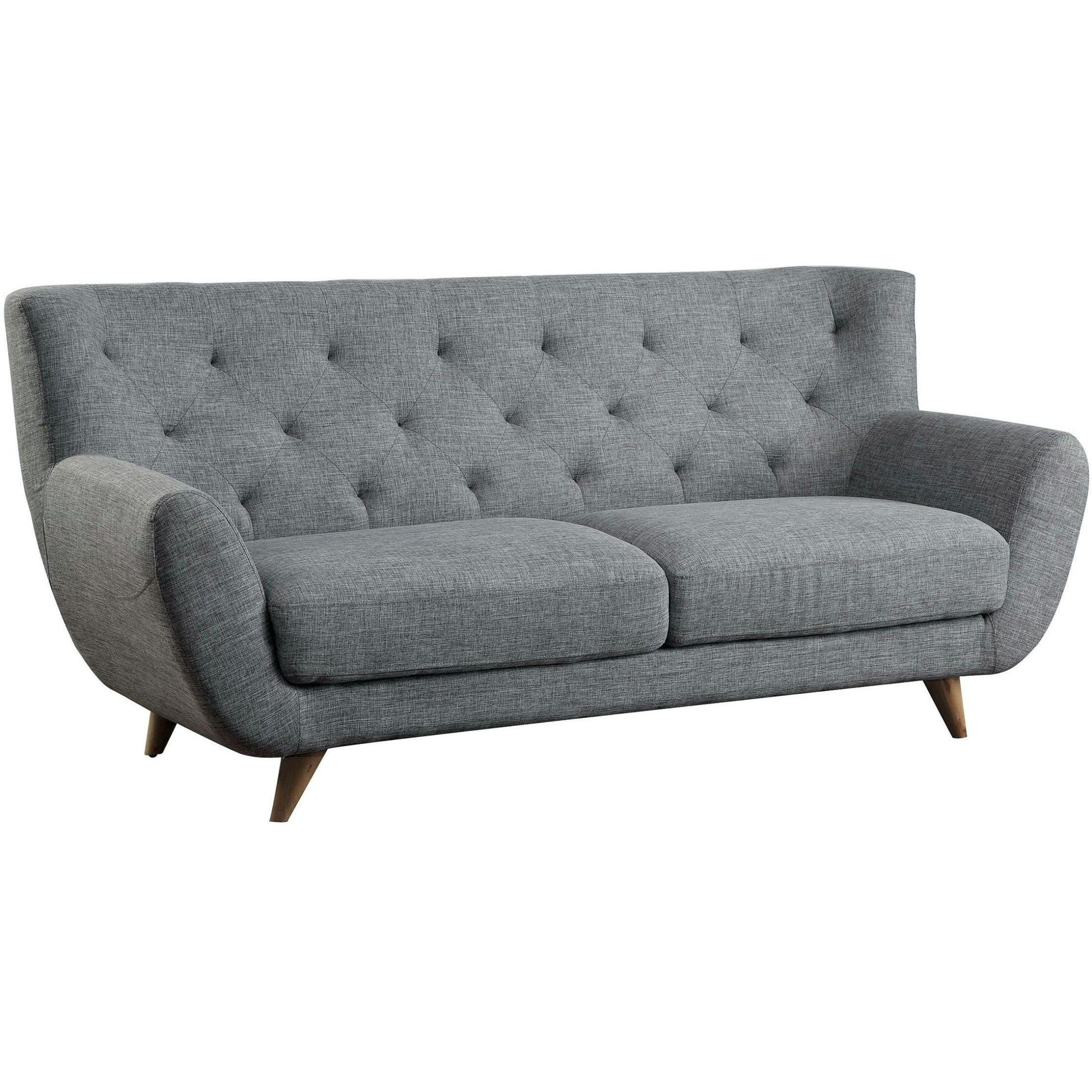  Furniture of America Carin Stationary Fabric Sofa CM6134LG-SF IMAGE 1