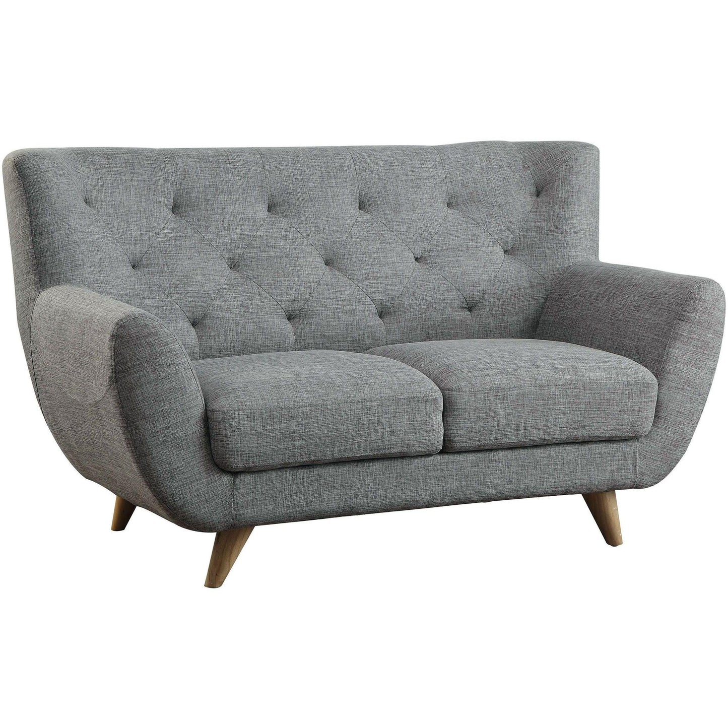  Furniture of America Carin Stationary Fabric Loveseat CM6134LG-LV IMAGE 1