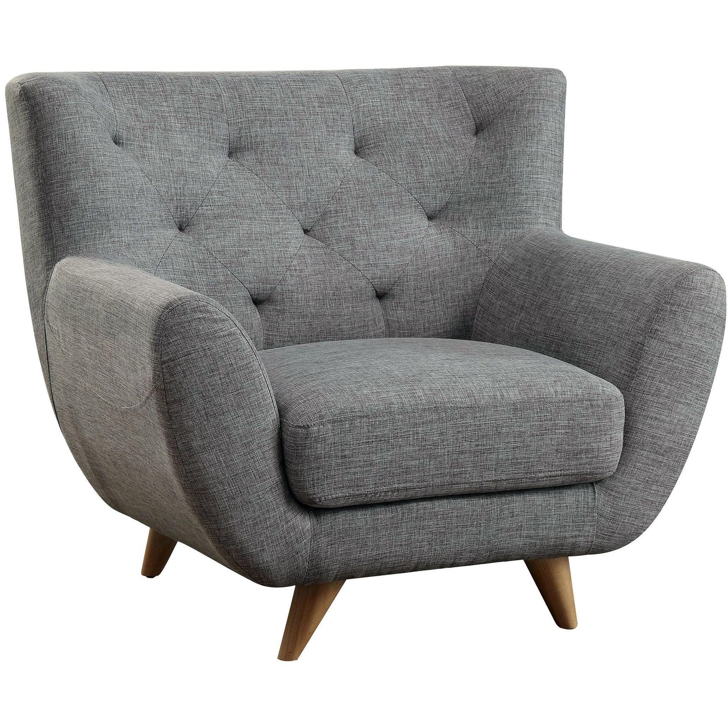  Furniture of America Carin Stationary Fabric Chair CM6134LG-CH IMAGE 1