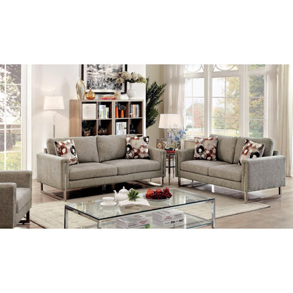  Furniture of America Lauren II Stationary Fabric Loveseat CM6855-LV IMAGE 7