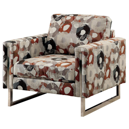  Furniture of America Lauren II Stationary Fabric Chair CM6855PA-CH IMAGE 1