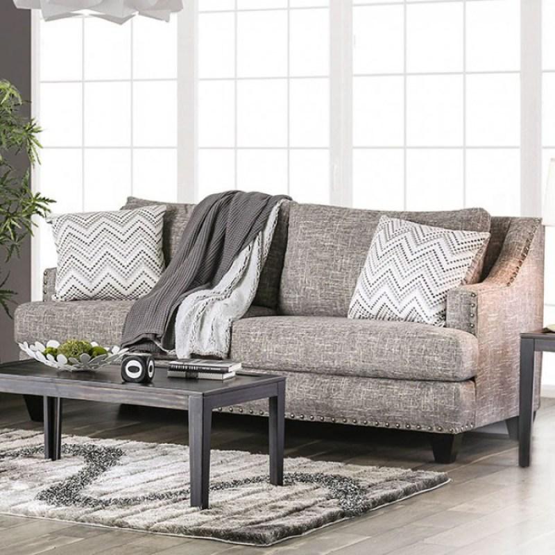  Furniture of America Erika Stationary Fabric Sofa SM6420-SF IMAGE 1