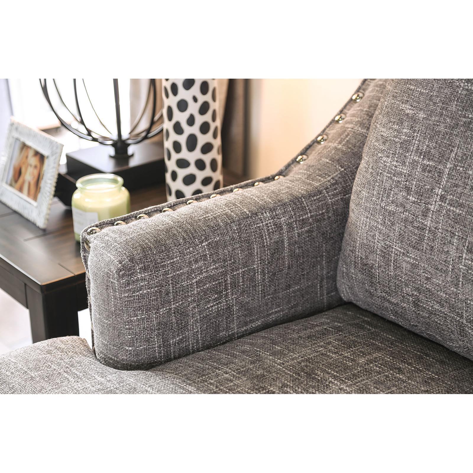  Furniture of America Erika Stationary Fabric Sofa SM6420-SF IMAGE 5