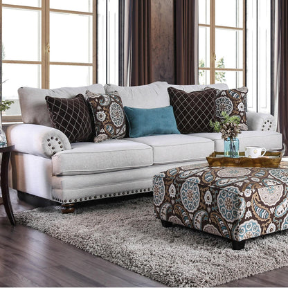  Furniture of America Amani Stationary Fabric Sofa SM8120-SF IMAGE 1