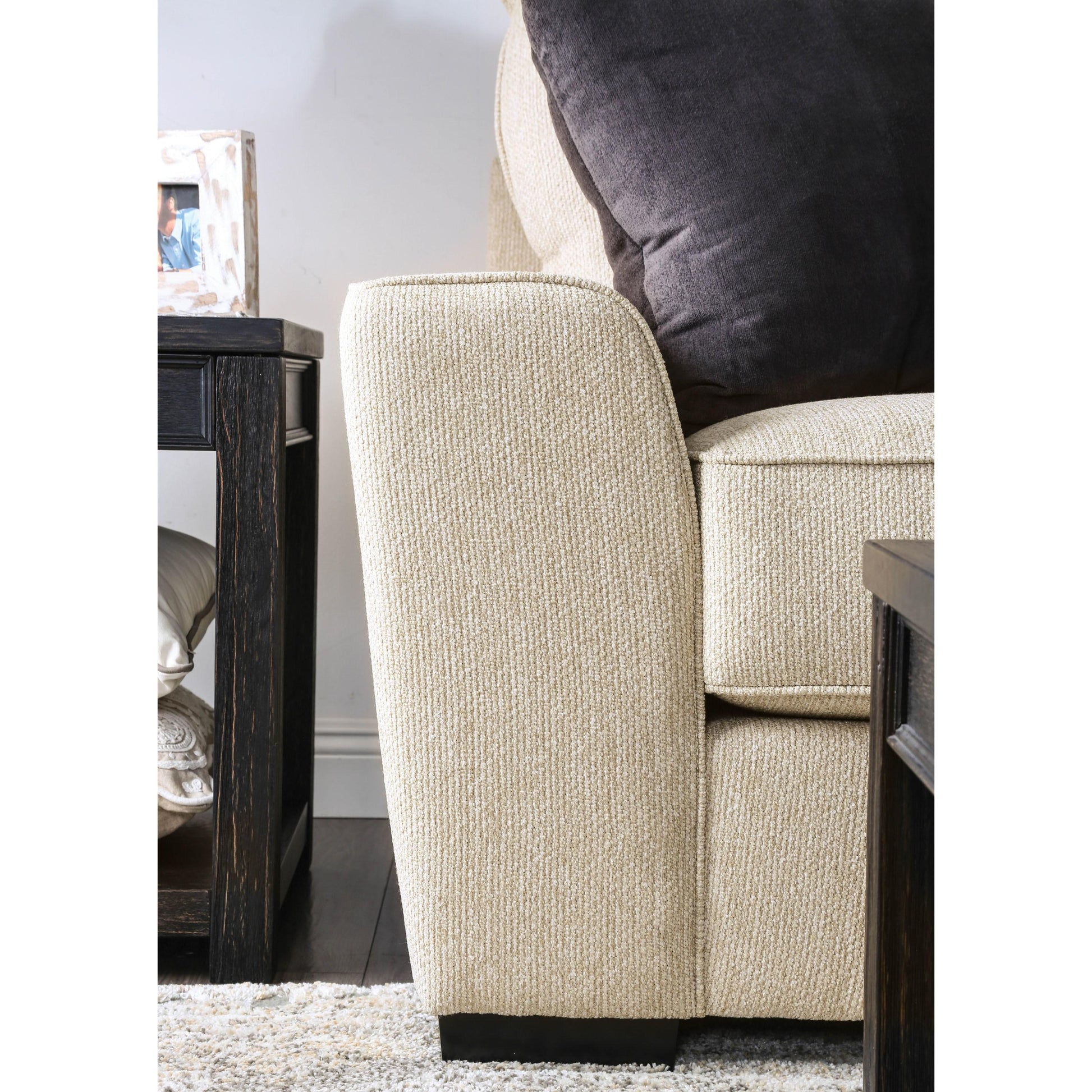  Furniture of America Cate Fabric 3 pc Sectional SM1114-SECT IMAGE 4