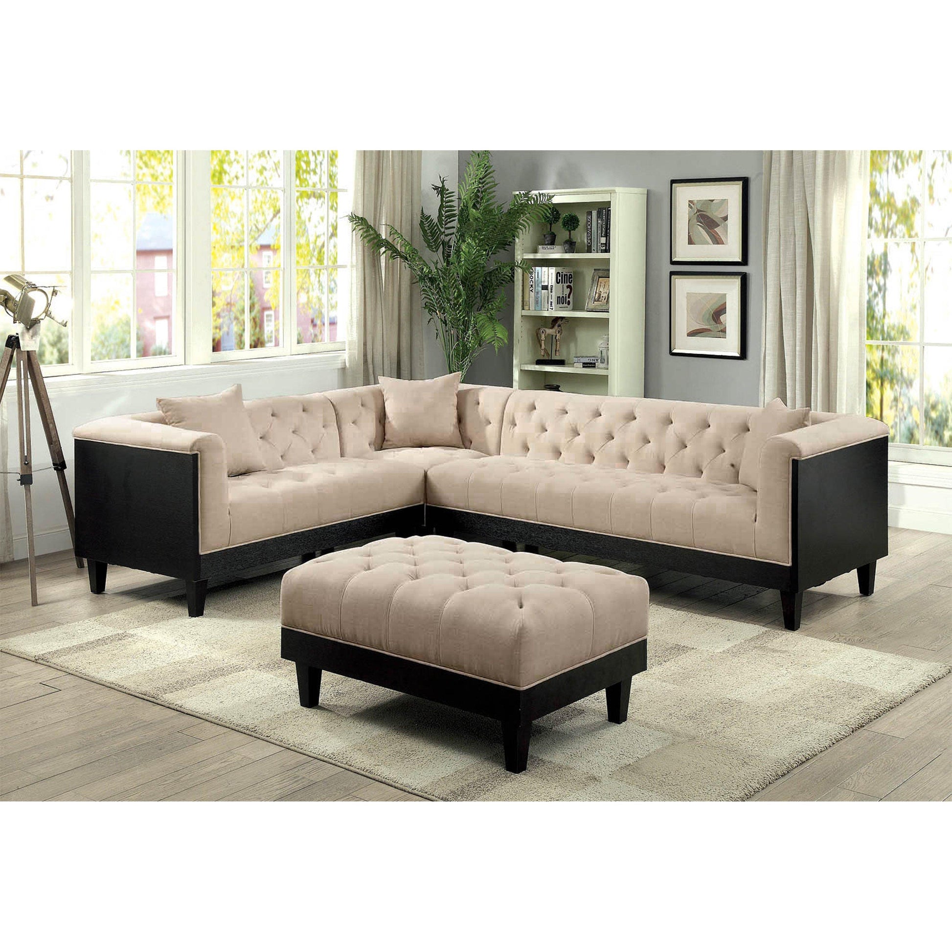  Furniture of America Hillary Fabric 3 pc Sectional CM6087-SECT IMAGE 2