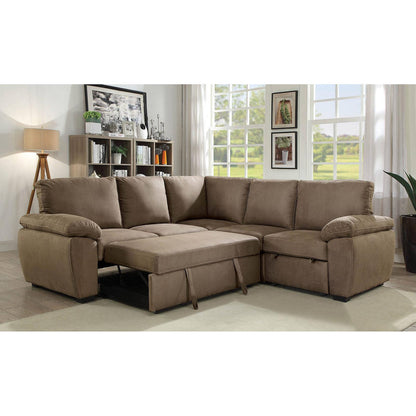  Furniture of America Alka Fabric Sleeper Sectional CM6576-SECT IMAGE 2