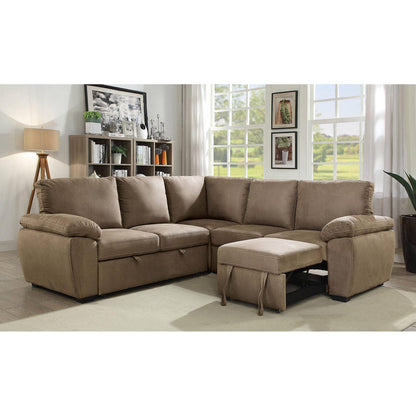  Furniture of America Alka Fabric Sleeper Sectional CM6576-SECT IMAGE 3