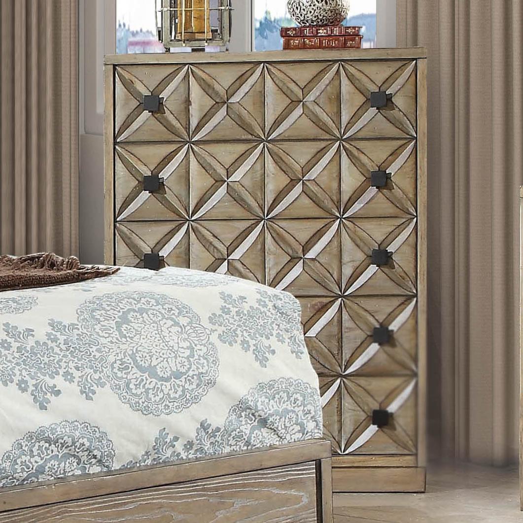  Furniture of America Markos 5-Drawer Chest CM7393C IMAGE 2