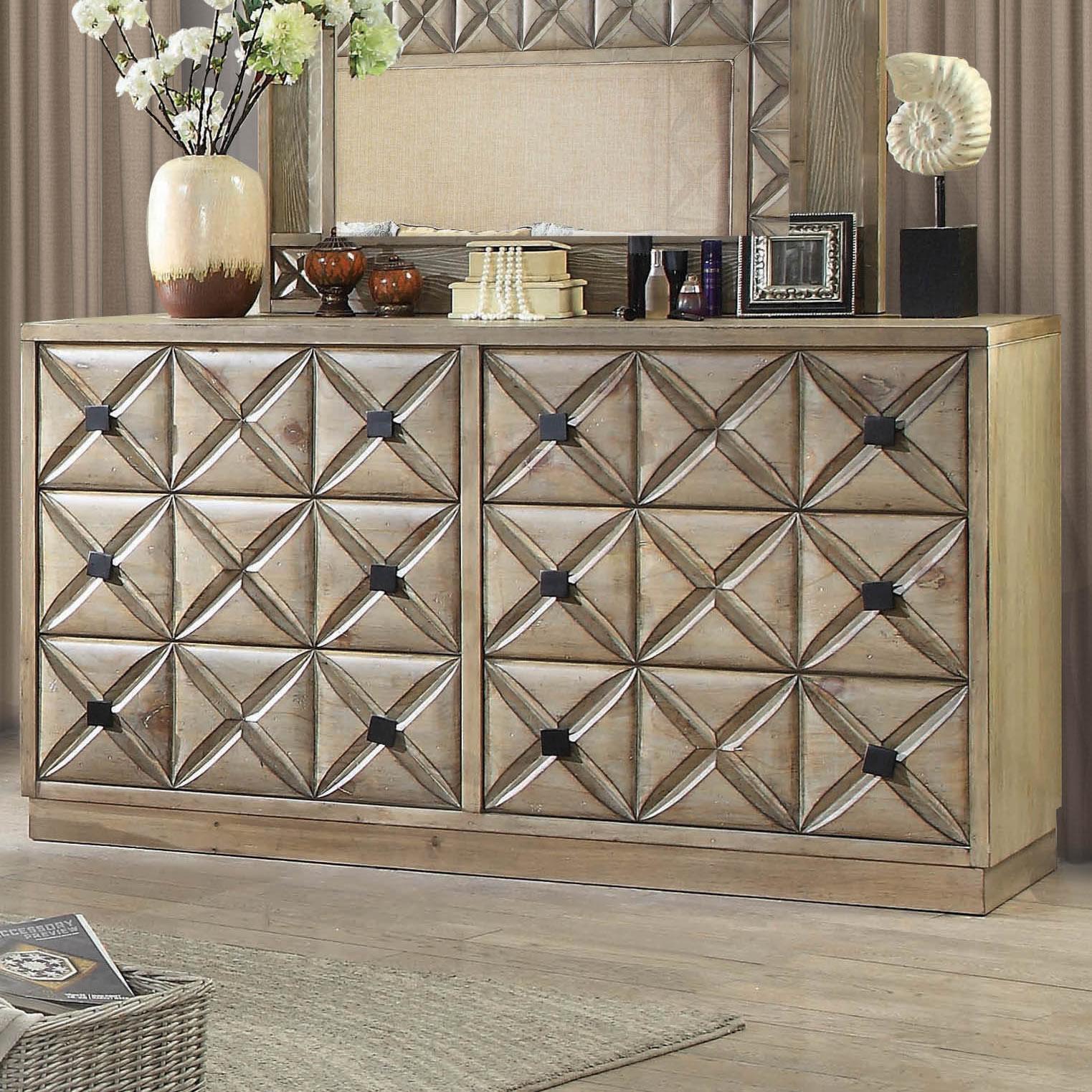  Furniture of America Markos 6-Drawer Dresser CM7393D IMAGE 1