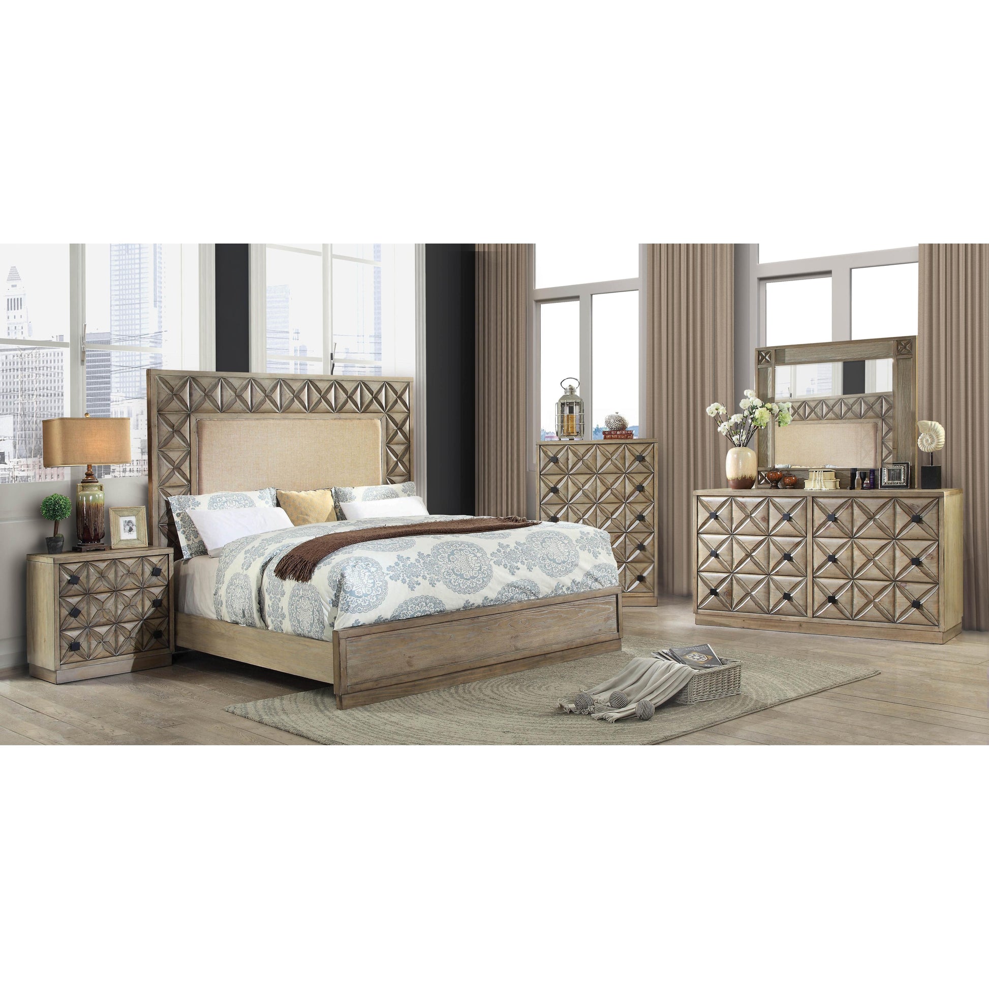  Furniture of America Markos 3-Drawer Nightstand CM7393N IMAGE 4