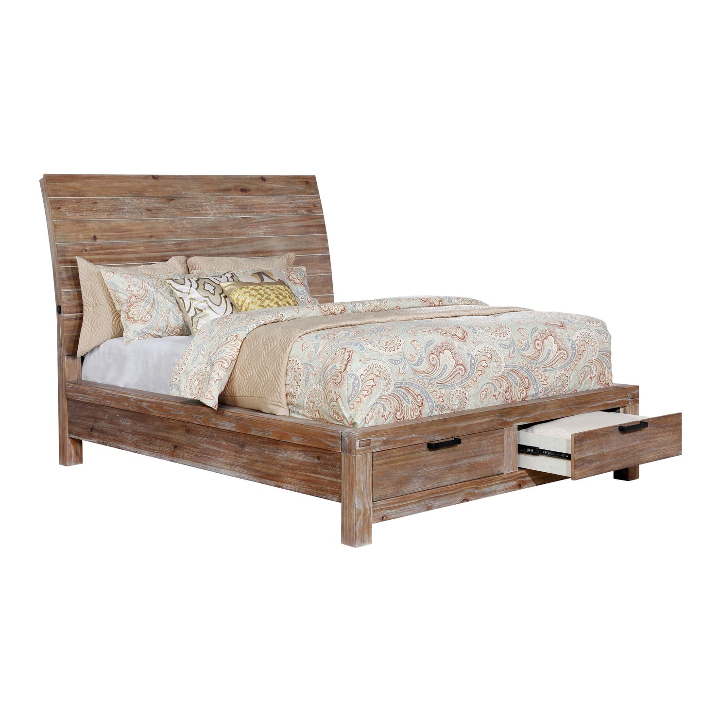  Furniture of America Dion King Panel Bed with Storage CM7361EK-BED IMAGE 1