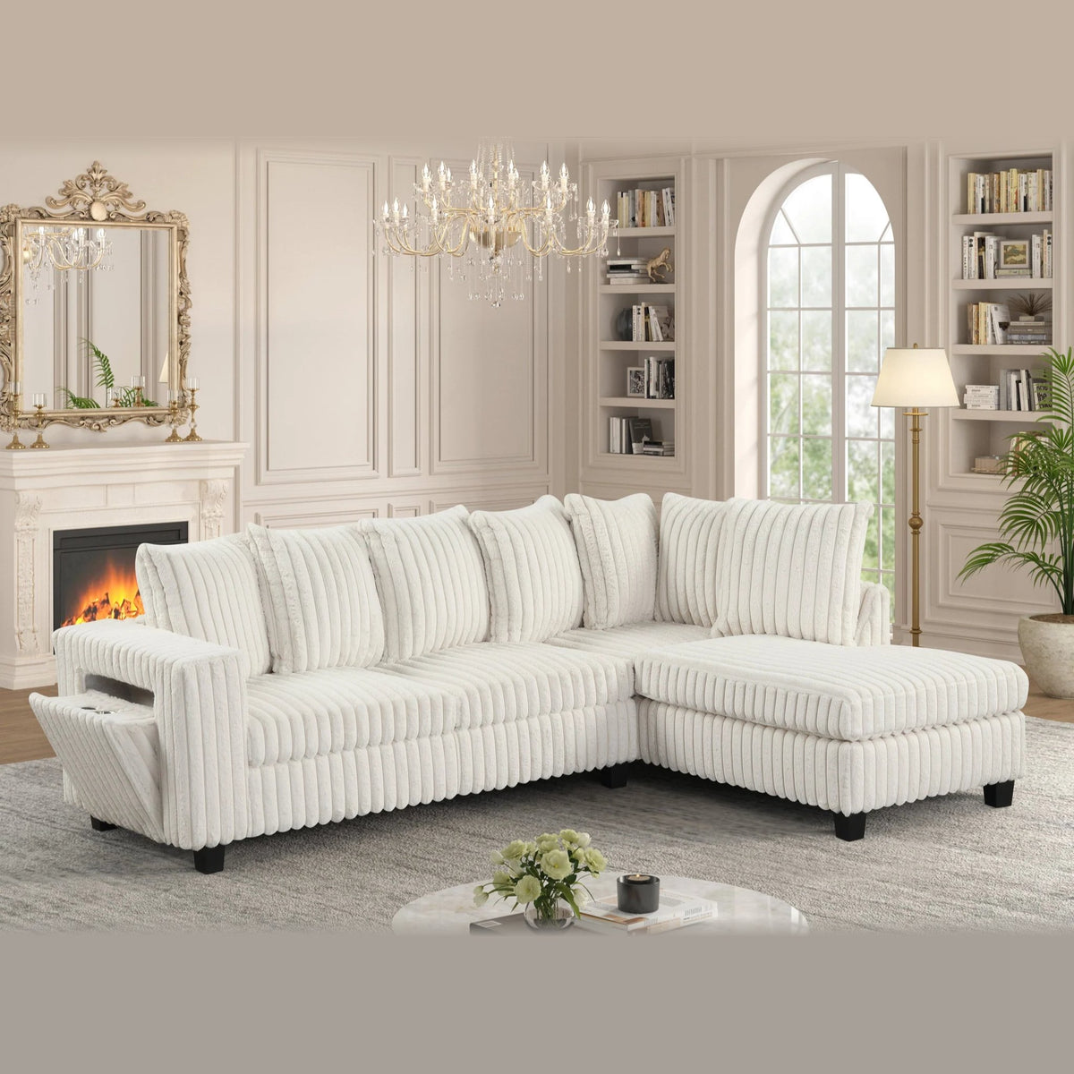 515 sectional - beige