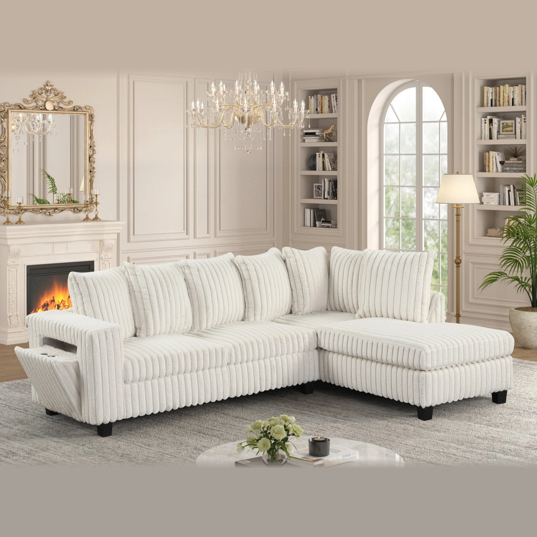515 sectional - beige