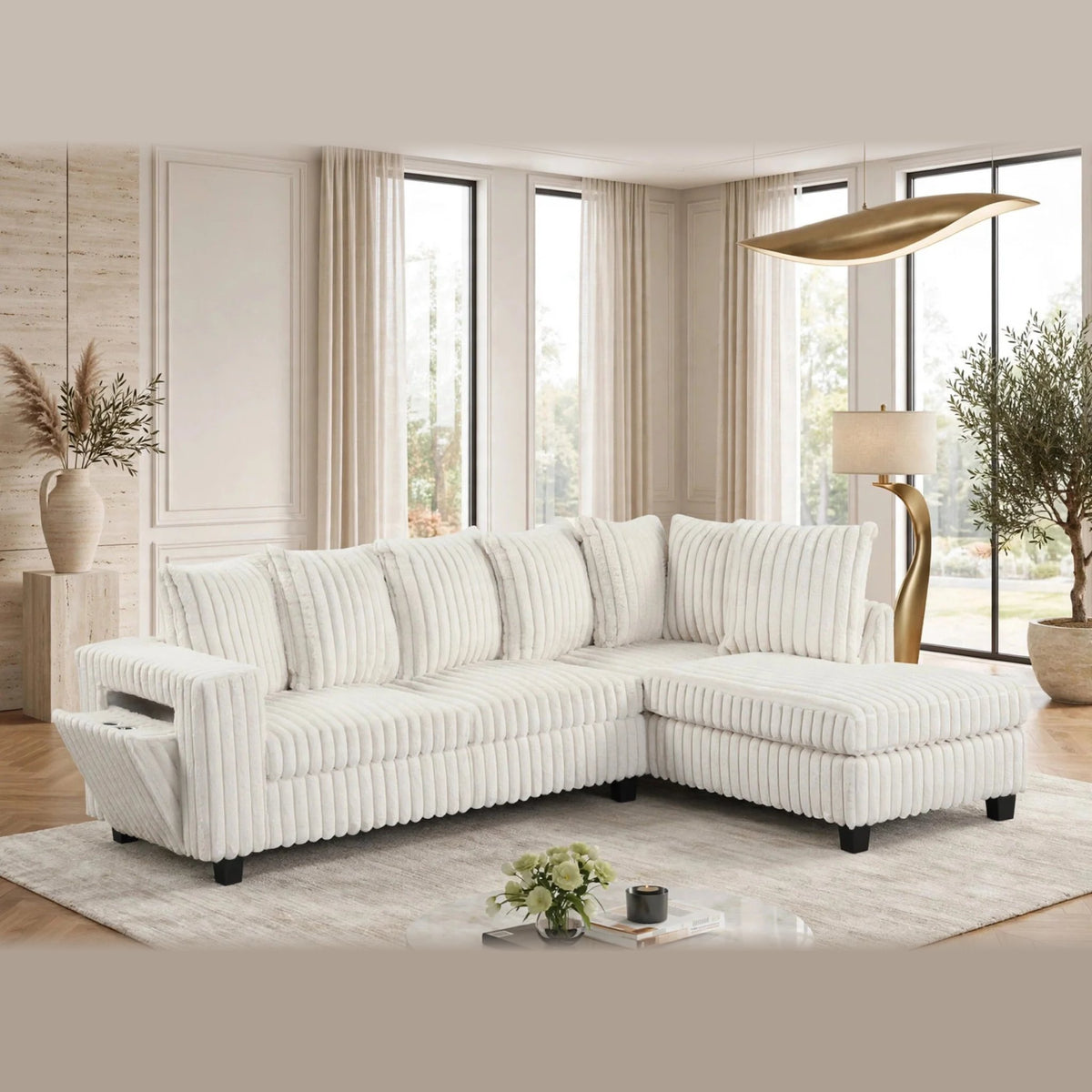 515 sectional - beige