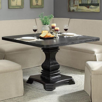  Furniture of America Square Nerissa Dining Table with Pedestal Base CM3840T-48-TABLE IMAGE 1
