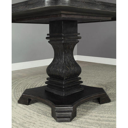  Furniture of America Square Nerissa Dining Table with Pedestal Base CM3840T-48-TABLE IMAGE 3