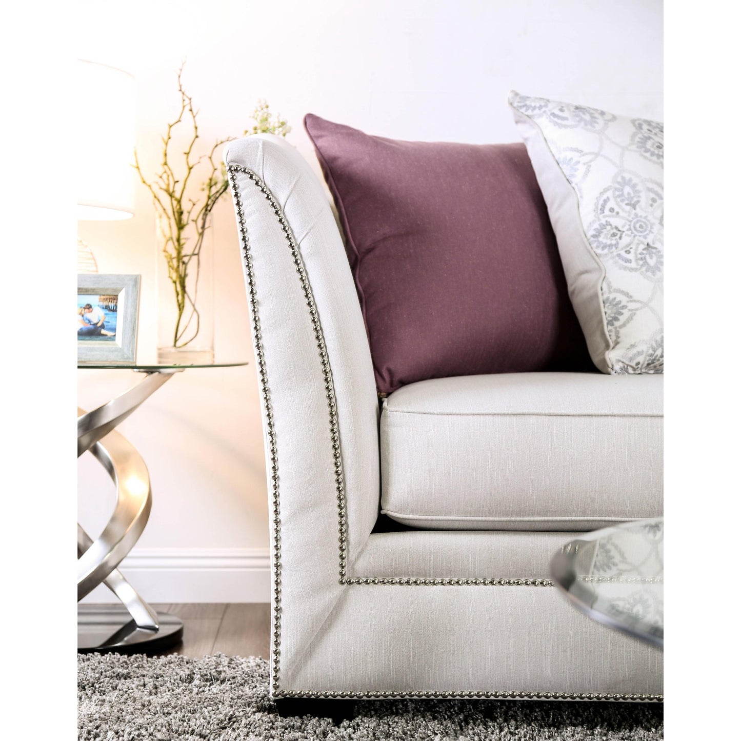  Furniture of America Kizzy Fabric 2 pc Sectional SM2677-SECT IMAGE 5