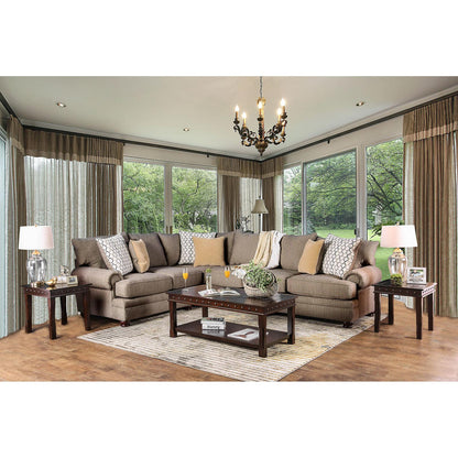  Furniture of America Augustina Fabric 2 pc Sectional SM5165-SECT IMAGE 1