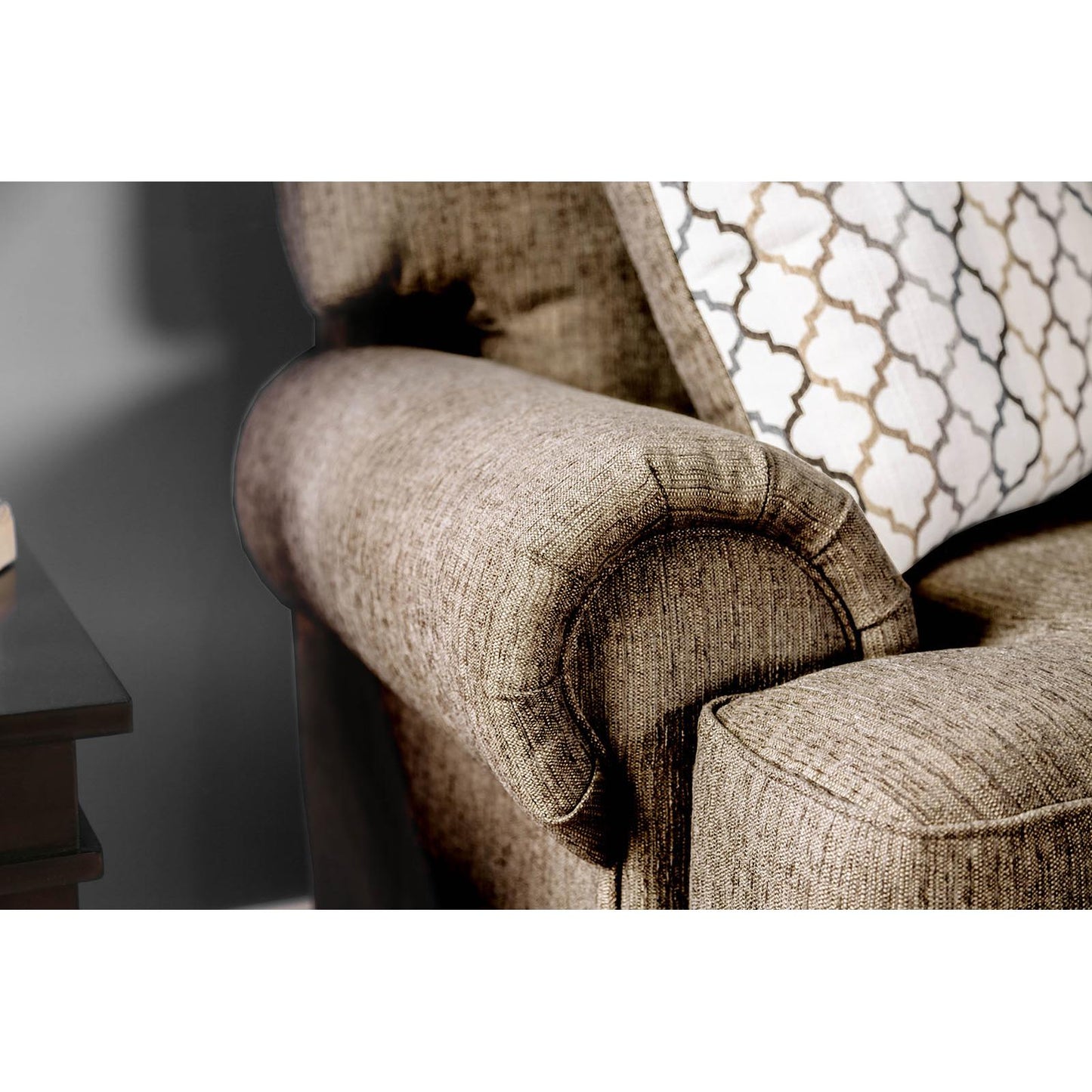  Furniture of America Augustina Fabric 2 pc Sectional SM5165-SECT IMAGE 4