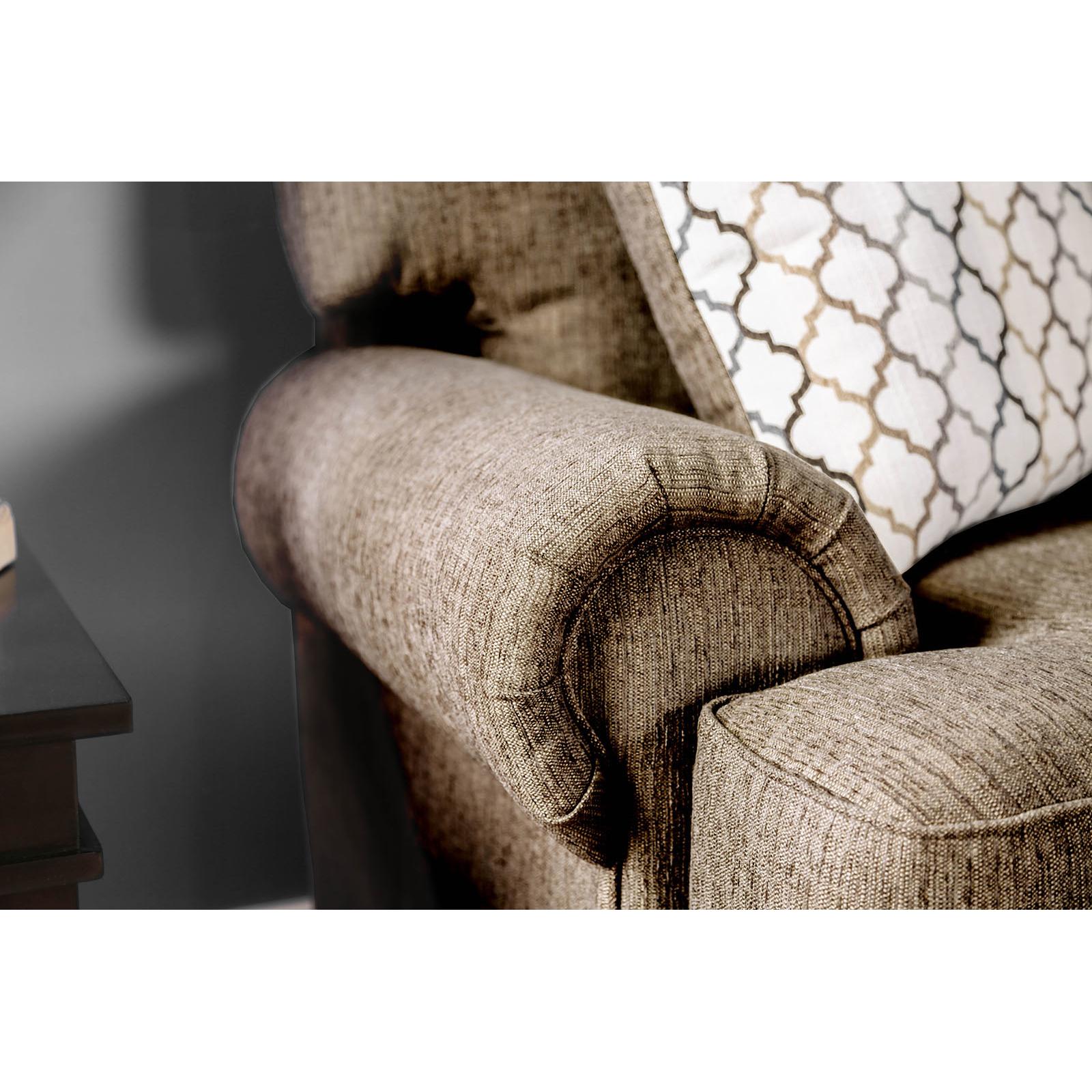  Furniture of America Augustina Fabric 2 pc Sectional SM5165-SECT IMAGE 4