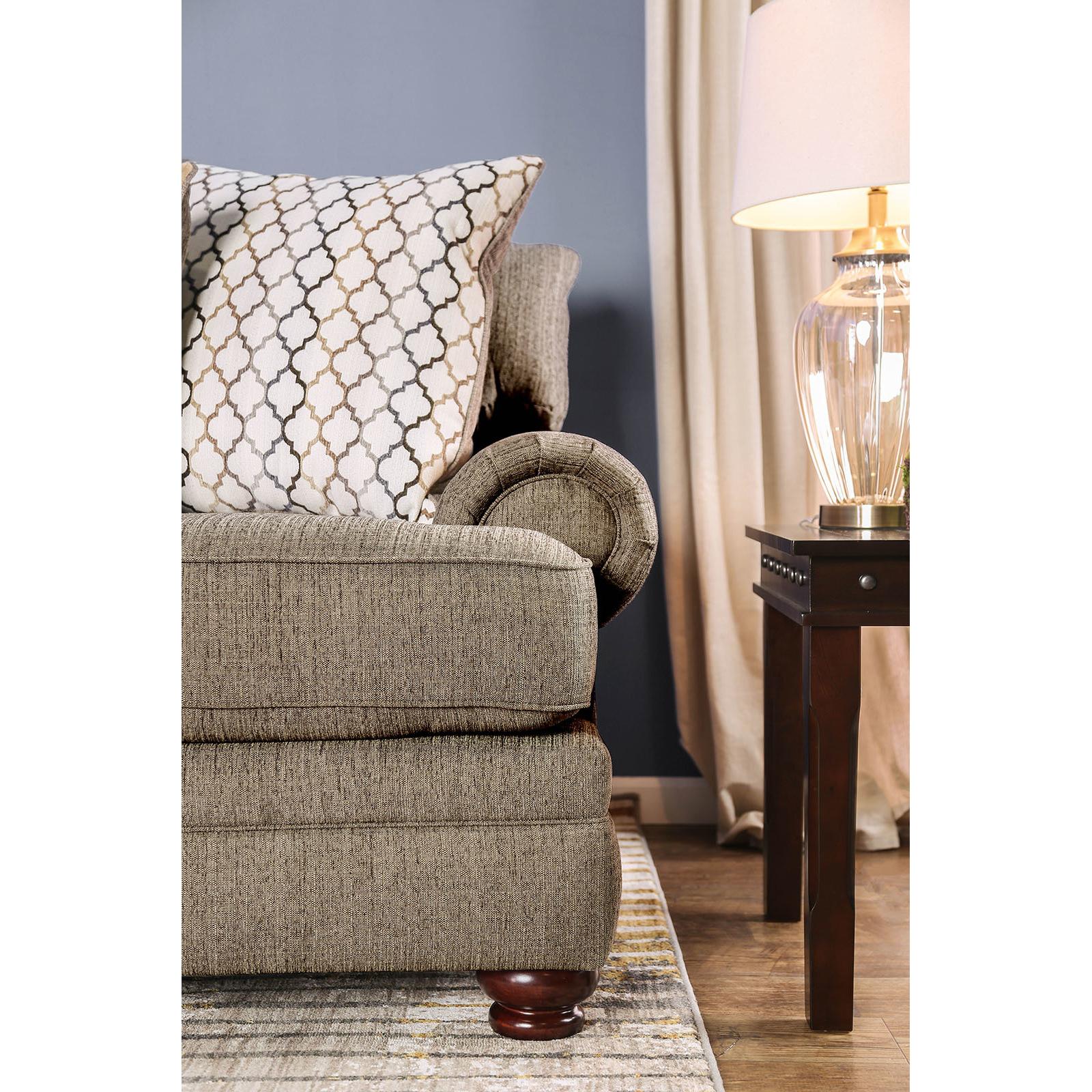  Furniture of America Augustina Fabric 2 pc Sectional SM5165-SECT IMAGE 5