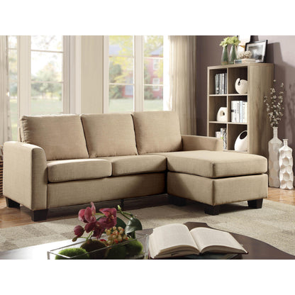  Furniture of America Erin Fabric 2 pc Sectional CM6593BG IMAGE 2