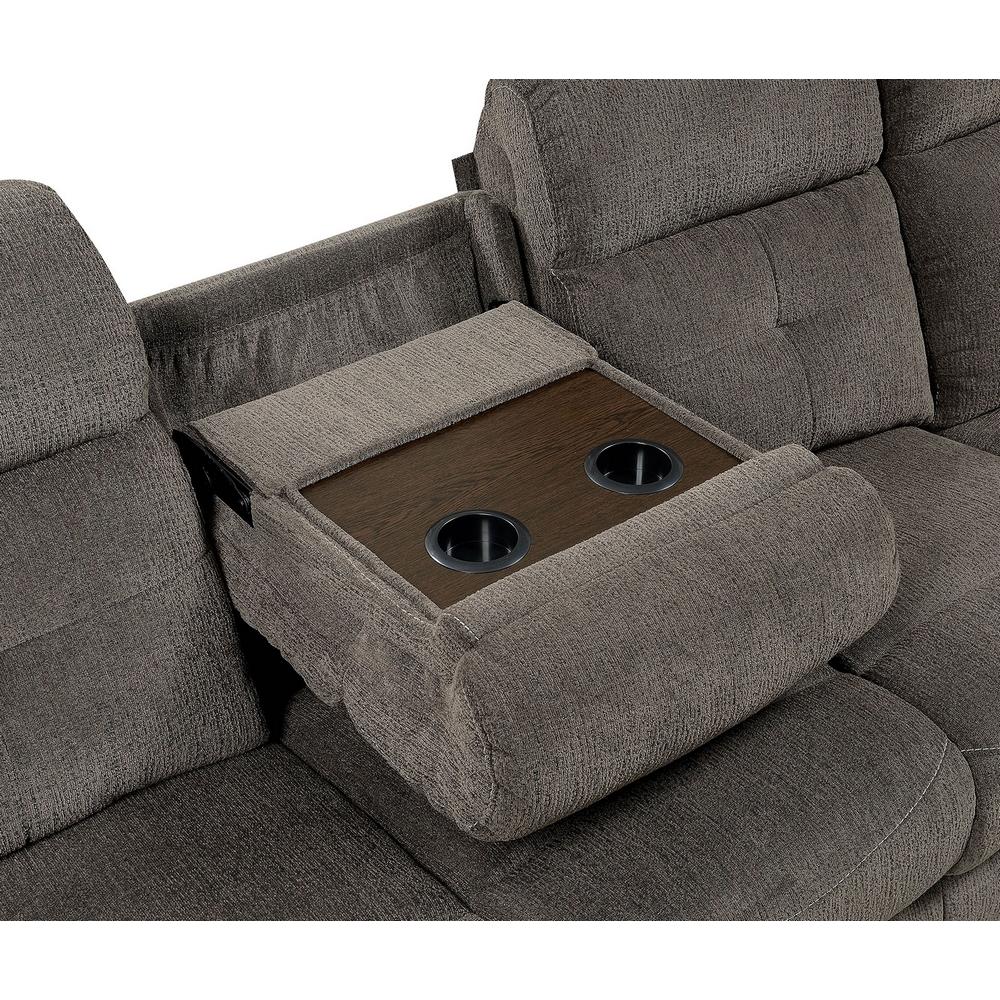  Furniture of America Avia Reclining Fabric 3 pc Sectional CM6597-SECT IMAGE 5