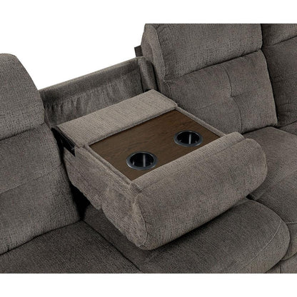  Furniture of America Avia Reclining Fabric 3 pc Sectional CM6597-SECT IMAGE 5
