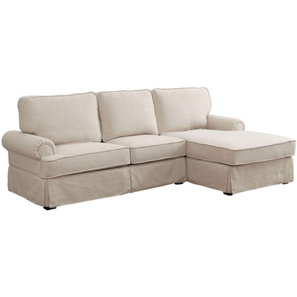  Furniture of America Badalona II Fabric 2 pc Sectional CM6377BG-SECT IMAGE 1