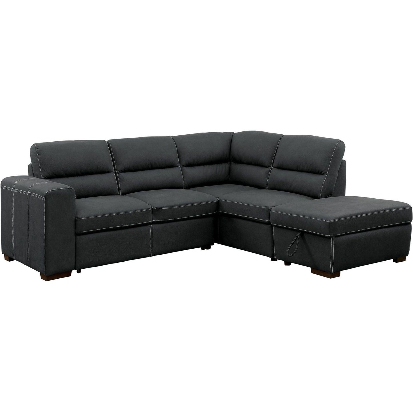  Furniture of America Nellie Fabric Sleeper Sectional CM6517-SECT IMAGE 1