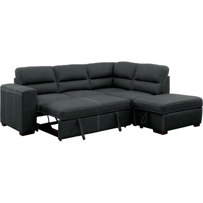  Furniture of America Nellie Fabric Sleeper Sectional CM6517-SECT IMAGE 3