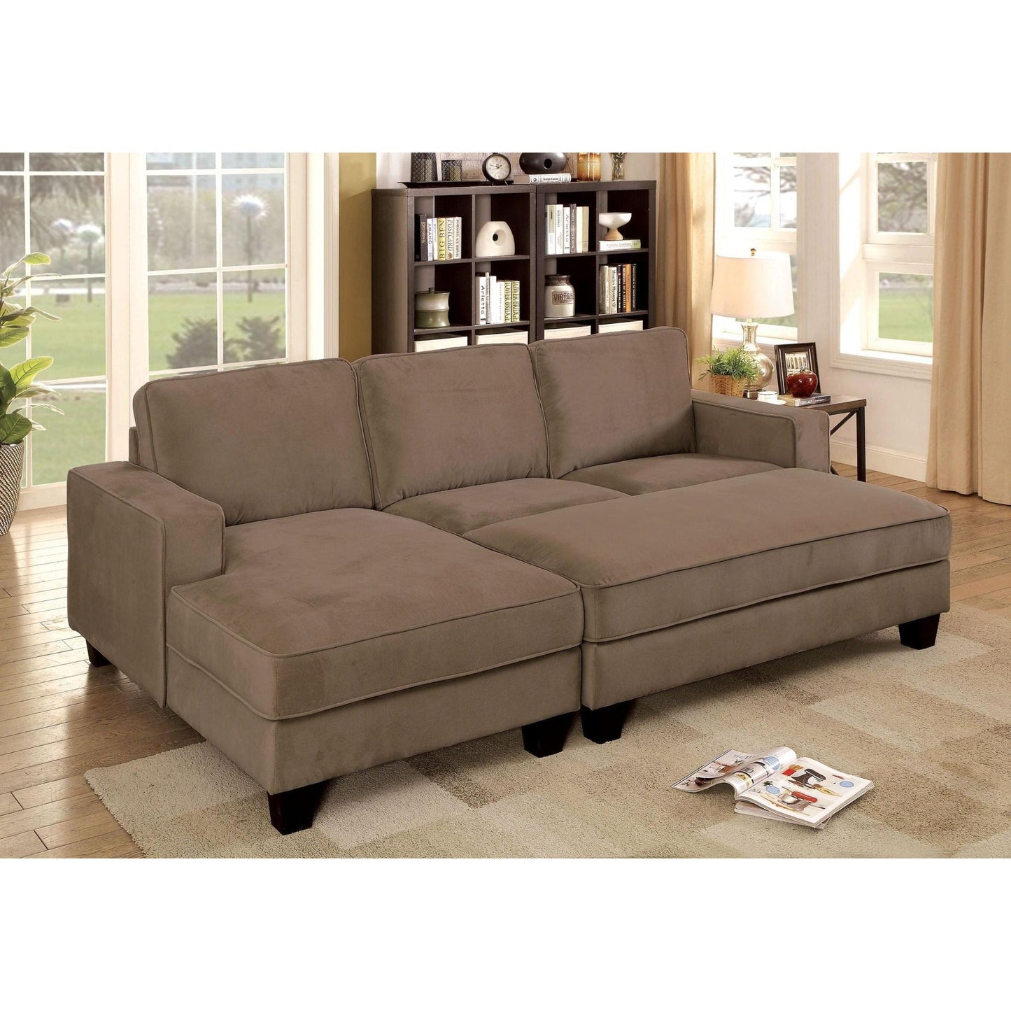  Furniture of America Jancis Fabric 3 pc Sectional CM6451-SECT IMAGE 4